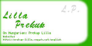 lilla prekup business card